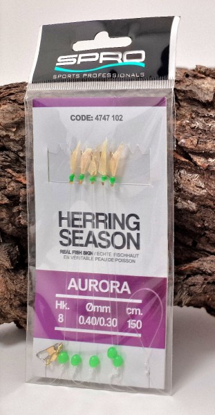 Spro "Herring" Heringsvorfach Aurora 2 Haken 5 Haken Heringspaternoster