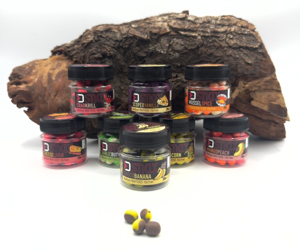 Delphin D Snax Wafter 10x7mm 20g 8 Sorten Hookbaits