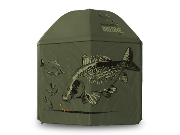 Delphin Angelschirm mit Seitenwand BigONE CARP 2,10x2,50m