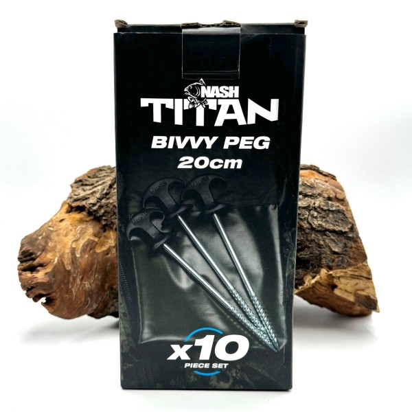 Nash Titan Bivvy Peg 20cm & 30cm Heringe