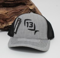 13 Fishing Cap Heather Grey Mesh Back