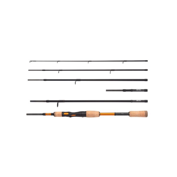Shimano STC AX Spinning Multi Length 1,80-2,10m 3-14g 6Teile Reise Angelrute