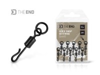 Delphin Quick Snap Wirbel mit Ring TheEND Carp Rig Zubehör 10 Stk.