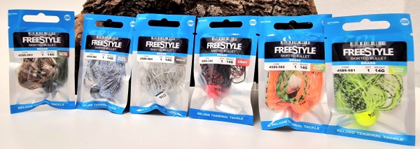 Spro Freestyle Skirted Bullets 14g 6 Farben