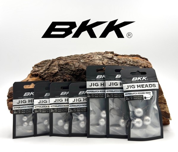 BKK Hyperlatch Round Head 4/0 Jighaken 5g - 25g mit Baitholder