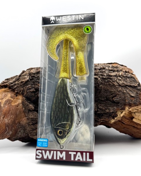 Westin Swim Tail Hybrid 12cm 68g Sinking 2 Tails 8 Farben