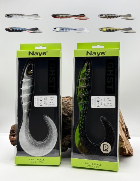 Nays GHST 100 Twister 10 inch (25,4cm) 89g 8 Farben