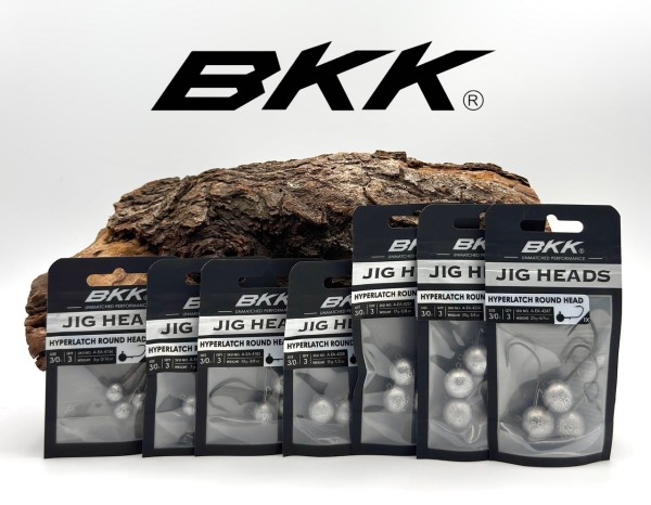 BKK Hyperlatch Round Head 3/0 Jighaken 5g - 25g mit Baitholder