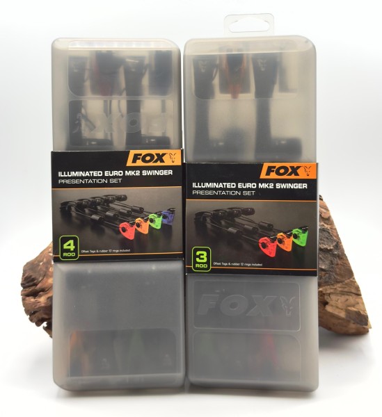 Fox MK2 Illuminated Swinger LED Anzeige Set für 3 oder 4 Ruten
