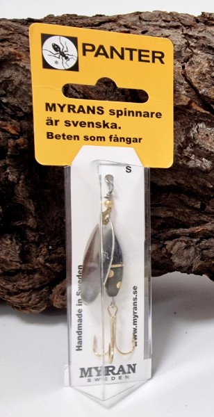 Falkfish Myran Panter 15g Silber Gold Kupfer Schwarz