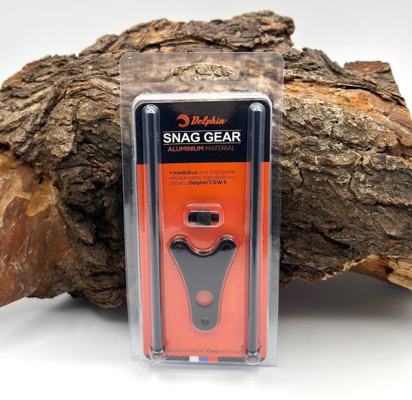 Delphin SNAG GEAR Al Robustes Snag Bar Schwarz Aluminium