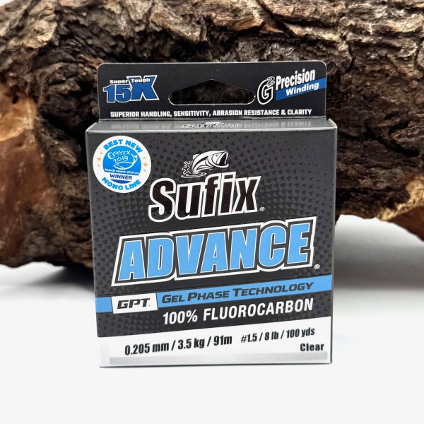 Sufix Advance FC Fluorocarbon 91m 0,205mm - 0,310mm Vorfachschnur