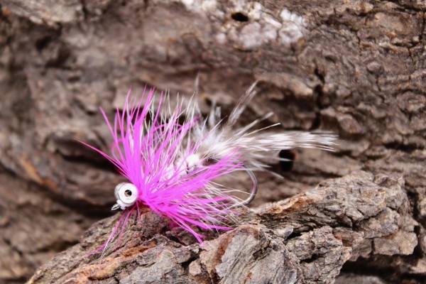 Seatrout Polar Magnus Pink Handgebunden Meerforellenfliege Winterfliege