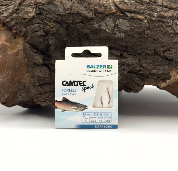 Balzer Camtec Speci Forelle/Sbiro Rot 140cm Gr. 4 6 8 10 12