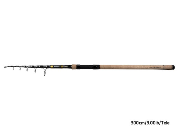 Delphin ARMADA NX TRAVEL BlackWay Cork 3,00m 3,0lbs Karpfen Teleskoprute-Copy